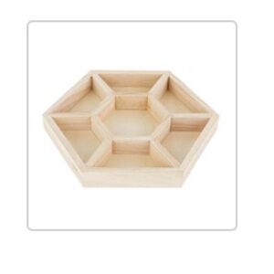 Hexagonal Wooden Organizer